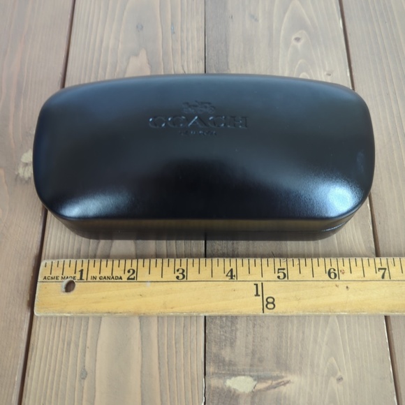 Coach Black Hard Shell Sunglass Case - Picture 4 of 6